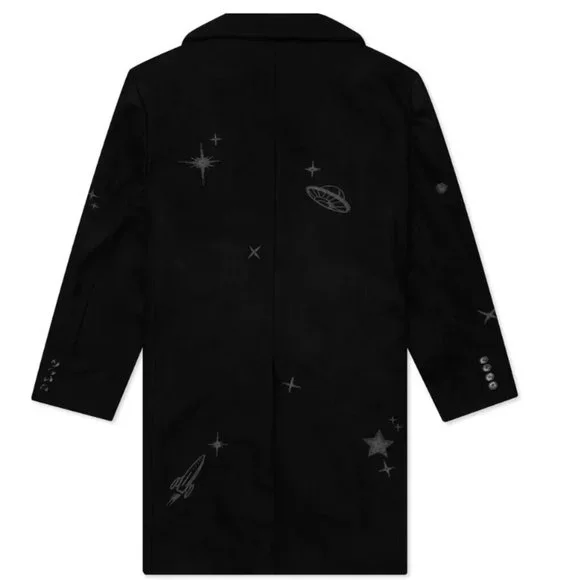 $500 NWOT BILLIONAIRE BOYS CLUB Men's Small BB Starry Night Coat in Black